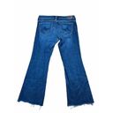 AG Adriano Goldschmied  The Belle Flare Womens 32R Dark Wash Jeans Made In USA Photo 3