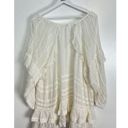 Free People Tamasi Ruffle Tunic in Ivory Size Small Photo 10