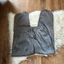 Lulus LULU’S Comfy Mindset Washed Charcoal Grey French Terry Joggers Photo 4