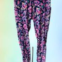 Simply Southern  colorful ladies floral athletic leggings Small elastic waist Photo 2