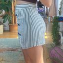 BCBGeneration Striped Mini Skirt Photo 1