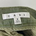 CAbi  Ivy League Green Utility Pocket Bermuda Shorts Style #816 Size 2 Photo 3