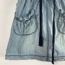 DKNY  Jeans Drawstring Waist Denim Skirt Photo 2