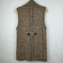 Style & Co . Womens Tan Brown Collared Sleeveless Vest Sweater Size Large Photo 7