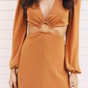 Blue Blush Cut Out Dress Photo 0