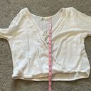 Hollister  California Long Sleeve White Tie Front Blouse | Size Large Photo 10