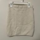 Target White/Cream Soft Knit Mini Skirt Photo 0