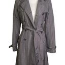 Banana Republic  plaid raincoat trench Small women Jacket belted double breasted Photo 0