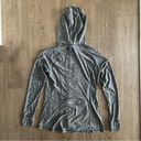 Athleta  Pacifica Crosscurrent Zip Up Ruched Hoodie - Grey - Size LT Photo 4