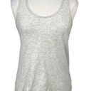 Dylan  Back Interest Macrame Crochet Lace Panel Hi-Low Hem Scoop Neck Tank Top Photo 2