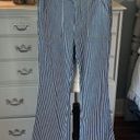 Forever 21 Striped Flare Leg Jeans Bell Bottoms Stretchy Womens Medium High Waist Photo 0