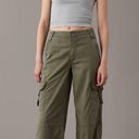 American Eagle AE Dreamy Drape Stretch Super High-Waisted Cargo Baggy Wide-Leg Pant Photo 0