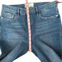 Free People  Kick Crop Raw Hem Straight Leg Slightly Flared Jeans 30 Photo 6