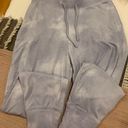 Gilly Hicks Lavender Tie Dye Soft Joggers Photo 0