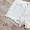 Special A  Studded Raw Hem Jean Shorts White Size M Photo 2