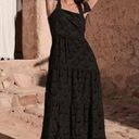 Sézane Sezane Elia Dress in Black Boho Eyelet Maxi Size 40 FR (U.S. 8 - Medium) Photo 0