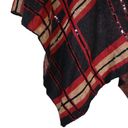 Chico's  Plaid Sequined Embellished Cowl Neck Poncho Size S/M Photo 8