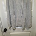 Talbots  Light Grey Knit Open Front Sleeveless Vest Sweater size M Photo 3