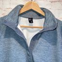 Mountain Hardwear  Norse Peak pullover womens XL blue zippered pockets snap close Photo 3