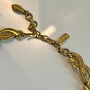 Monet Vintage Chunky Tarnish Resistant Luxe Gold Chocker Logo Necklace  Photo 3