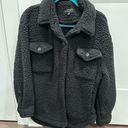 Love Tree Black Sherpa Coat  Photo 0