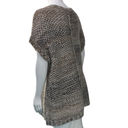 J.Jill  Pure Womens Size XS S Poncho Tunic Sweater Chunky Knit Beige Melange Photo 5