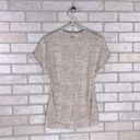 St. John  Geometric Print Short Sleeve Blouse Size S Photo 3