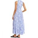 Poupette St. Barth  Nana Printed Maxi Dress Revolve Blue Begonia Size L New w/Tag Photo 6