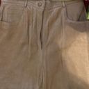 Moda Vintage  Spiegel genuine tan suede high waste pants - size 10. Photo 6