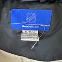 Reebok  Black Philadelphia Flyers Puffer Coat Size Medium Photo 7