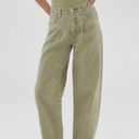 Pilcro Anthropologie The Breaker Relaxed Ultra High Rise Pleated Barrel Jeans Photo 0