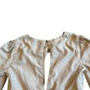 Majorelle  Twist Front Crop Top Tan Long Sleeve Shirt Blouse Size Small Women's Photo 9