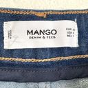 Mango  High Rise Zipper Denim Boot Cut Flare Jeans Photo 5