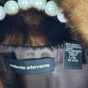 Valerie Stevens Vintage  Multi Brown Faux Fur Vest Size L/XL Photo 4