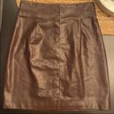 H&M Imitation Leather Skirt Photo 1