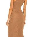 Michael Costello  x REVOLVE Athena Midi Dress in Mushroom Photo 1