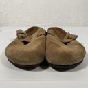 Birkenstock  Boston Suede Clogs Soft Footbed Beige Womens EU 38N US W7 -some wear Photo 2