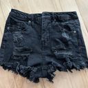 Mossimo Denim Black Jean Shorts Photo 0