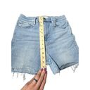 Frame  Sz 30 Cutoff Paint Splatter Light Wash Stretch Jean Shorts Jorts #P4-4 Photo 3