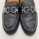 Donald Pliner  Women's Black Leather Cliocs Slip On Loafer Size 9 Photo 5