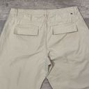 Tommy Hilfiger  Womens 14 Mid Rise Wide Leg Khaki Capri Pants Flap Back Pockets Photo 5