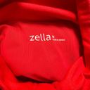 Zella  Women's Bright Orange Full Zip Funnel Neck Athletic Jacket Size Medium Photo 7