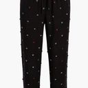 Hill House NEW NWT  Jammie Jewel Pant In Black Multi Photo 0