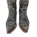 Corral  Lizard Inlay Western Cowgirl Boots Pointed Snip Toe Embroidered Size 7 W Photo 3