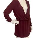 Cache Caché Maroon Casual Open Back Top Photo 2