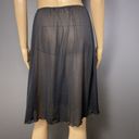 Vassarette Vintage Sheer Half Slip  Medium Avg Black Crepelon II Nylon Polyamid Photo 5