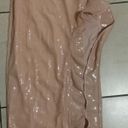 Luxxel Sequin Slit Cut Out Maxi Dress Medium Photo 4