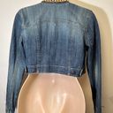 INC Women's youth stylish cropped denim jacket Photo 3