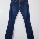 J Brand  Jeans Low Rise Pencil Leg Blue Denim Photo 0