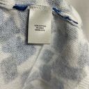 Christopher & Banks Women’s Cardigan Sweater  3/4 Sleeve Blue White Sz Large NWOT Photo 4